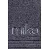 Кърпа за лице Velvet 50x90 см въглен MIKA - Thumbnail 3