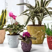 Кашпа Ф11x10 см 3D Пеперуди - Thumbnail 7