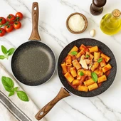 Комплект тигани с мраморно покритие ø22/26 см 9Tnine - Thumbnail 4