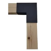 Конзола за пергола GPL 120 122x226x224 мм черна DOMAX - Thumbnail 2