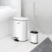 Kошче за баня и четка за тоалетна бели ICA 8355W INTER CERAMIC - Thumbnail 1