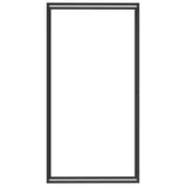 Стойка за дърва за огрев, черен мат, 110x28x214 см, стомана - Thumbnail 3