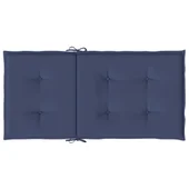 Възглавници за столове с ниска облегалка 2 бр нейви син плат - VL378680 - Thumbnail 7