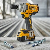 Акумулаторен ударен безчетков гайковерт 18V 447Nm 1/2" DeWALT - Thumbnail 2