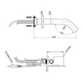 Автоматичен кран ICSA 202LT BLACK INTER CERAMIC - Thumbnail 3
