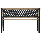 Градинска пейка, 120 x 53 cм, дърво - Thumbnail 4