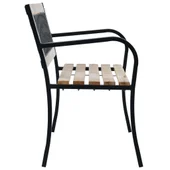 Градинска пейка, 120 x 53 cм, дърво - Thumbnail 3