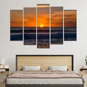 Красив залез над Ая Напа - картина пано за стена - Thumbnail 3