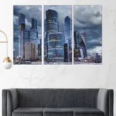 Модерната част на Париж - картина пано за стена - Thumbnail 2