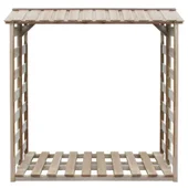 Навес за дърва за огрев, 150x90x176 см, импрегниран бор - Thumbnail 2