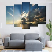 Облаци над океана - картина пано за стена - Thumbnail 3