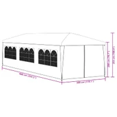 Парти шатра, 3х9 м, антрацит - Thumbnail 11