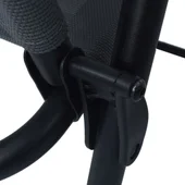 Сгъваеми градински столове, 2 бр., textilene, сиви - Thumbnail 7