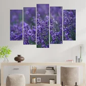 Цъфнала в полето лавандула - картина пано за стена - Thumbnail 3