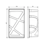 Влагозащитен аплик MAUI 60W VIVALUX - Thumbnail 2