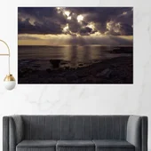 Здрач над морето - картина пано за стена - Thumbnail 1