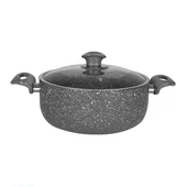 Дълбока тенджера с гранитно покритие 20 см SN003 MENZIR - Thumbnail 1