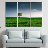 Дърво насред полето - картина пано за стена - Thumbnail 2