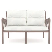 Градински комплект 4 части Gala Lounge Set капучино RAINBOW - Thumbnail 3