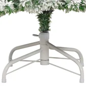 Коледна елха с флокиран сняг, 210 см - Thumbnail 6