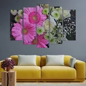 Красив букет от цветя  - картина пано за стена - Thumbnail 3