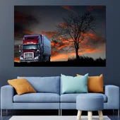 На път по здрач - картина пано за стена - Thumbnail 1