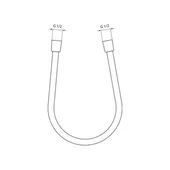 Шлаух за ръчен душ 1750 мм Ultraflex VIDIMA - Thumbnail 2