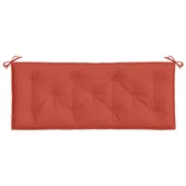 Възглавница за градинска пейка меланж червена 120x50x7 см плат - VL4002548 - Thumbnail 4