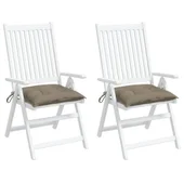 Възглавници за столове 2 бр таупе 40x40x7 см Оксфорд плат - VL361474 - Thumbnail 4