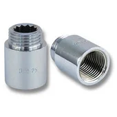 Водопроводен удължител 1/2"х30мм хром/никел тежък модел - Thumbnail 1