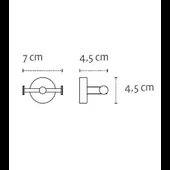 Двойна закачалка за баня 2222 Moderno KAPITAN - Thumbnail 2