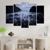 Морски каменен силует - картина пано за стена - Thumbnail 3