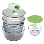 Уред 2в1 - ръчен чопър и центрофуга за салата OLIVER VOLTZ - Thumbnail 2