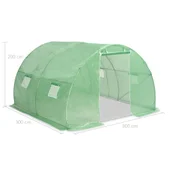 Оранжерия - 3x3x2 м - полиетилен и стомана - 9м² - Thumbnail 11