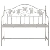 Пейка Бяла Метал 104 x 52.5 x 89 см Издържа на всичко - VL42008114 - Thumbnail 4