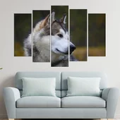 Портрет на Аляски маламут - картина пано за стена - Thumbnail 3
