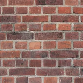 PVC ламперия 25 см 8 мм 2.65 м Red Brick VILO - Thumbnail 1