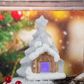 Светеща коледна къща Сняг - Thumbnail 1
