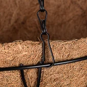 Висяща полукръгла кашпа с кокосова кошница Ø30 см PALISAD - Thumbnail 4