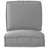 2 Часов Пакет Възглавници Сив Оксфорд Текстил - Thumbnail 4
