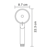 Душ слушалка с 5 функции ICH 7599MB INTER CERAMIC - Thumbnail 3