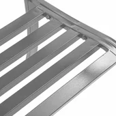 Градинска пейка, черна, 120 см, стомана - VL319582 - Thumbnail 5