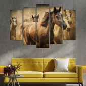 Коне живопис - картина пано за стена - Thumbnail 3