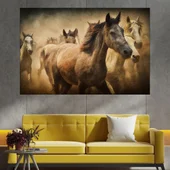 Коне живопис - картина пано за стена - Thumbnail 1