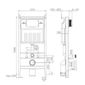 Структура за вграждане Лукс стомана ICC 097АB INTER CERAMIC - Thumbnail 2