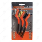 Телени четки с двукомпонентна дръжка 3бр PREMIUM HD - Thumbnail 2