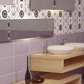 Теракот 33.3х33.3 см Самър лилав 1516 KAI - Thumbnail 2