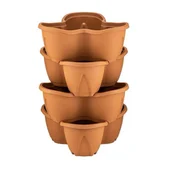 Саксия за цветя на четири етажа Pamukkale 12.5 л PKS3 SERINOVA - Thumbnail 2