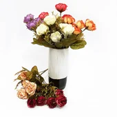 Декоративен букет Есенни рози 33 см - Thumbnail 1