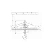 Дюбел с пружина и кука 14x95мм FISCHER - Thumbnail 2